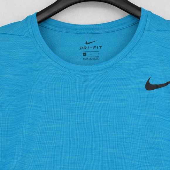 Nike Training T-Shirt Mens Dri-Fit Lightweight Stretch Activewear Performance Te - Picture 3 of 7
